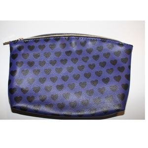 Ipsy Bag | Purple with Black Hearts
